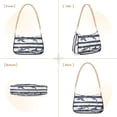 thumbnail image 7 of FORMRS Womens Shoulder Bag with Chain Strap Clutch Purse Cute Tote Handbag, Light Sharks, 7 of 7