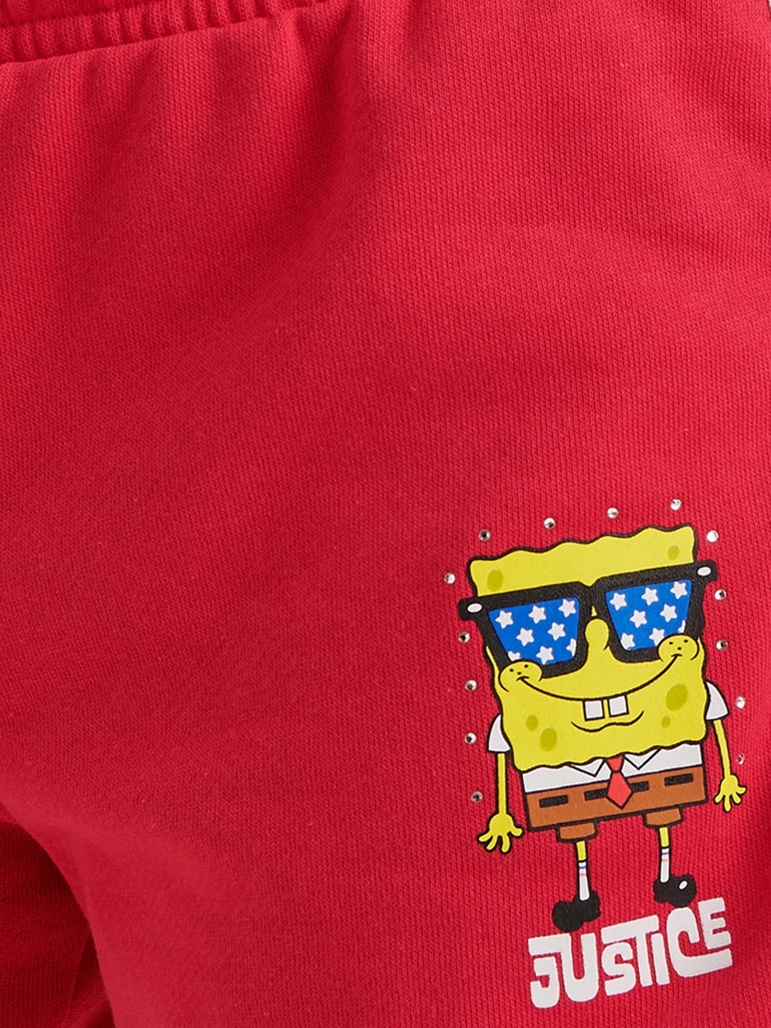 SpongeBob X Justice Girls Dolphin Short, Sizes XS - XLP