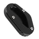 thumbnail image 1 of Soporte lateral para motocicleta, almohadilla de ampliación, extensión de soporte para TRIUMPH Bonneville T100/T120, color negro, 1 of 12