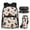 Cute Dachshund Print, variant on Bulopur Pink Cherry Blossom Kids Backpack Set 4 Pcs Axolotl Print Waterproof Kids School Bag with Lunch Box, Pencil Case and Water Bottle Cover for Kawaii Axolotl Lover Little Girls
