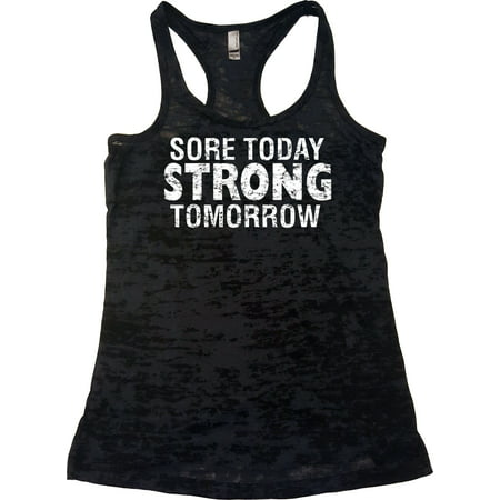 Echona Apparel Womens Workout Clothes - Sore Today Strong Tomorrow - Crossfit Tank