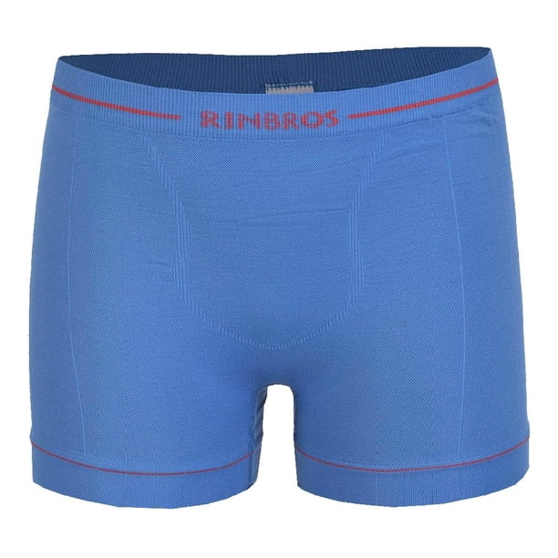 Boxer seamless Rinbros Originales Niño Talla XG Azul 3 Piezas