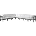thumbnail image 1 of Meridian Furniture Nizuc White Outdoor Patio Modular Sectional, 1 of 8