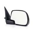 thumbnail image 5 of KarParts360 For Chevy Silverado 3500 2001 2002 Door Mirror Passenger Side Black | Chrome Cover Power | Foldaway | Non-Heated | Non-Towing Mirror | Standard Type | 8-hole 3-prong connector | GM1321174, 5 of 9