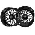 thumbnail image 2 of 22x12 TIS F51BM1 Forged Gloss Black Wheel 6x5.5 -51, 2 of 5