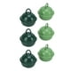 thumbnail image 4 of 20 cascabeles navideños de metal ecológicos, duraderos, de color verde militar y verde oscuro, para fiestas, bodas y Navidad., 4 of 14