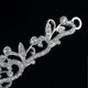 thumbnail image 4 of Bridal Princess Austrian Crystal Tiara Wedding Crown Veil Hair Accessory Silver, 4 of 4