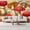 Color 1, variant on Colorful Mushrooms Blooms Wallpaper Floral Vibrant Colors whimsical woodland Peel and Stick Wall Murals 69"H x 96"W Removable PVC Wall Paper Self-Adhesive Wall Decor for Bedroom Living Room
