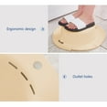thumbnail image 4 of Elderly & Disabled Sitz Bath Basin | Postpartum & Hemorrhoid Care | Anti-Overflow Design | Heat-Resistant Plastic | 15.35x14.37x4.52 Inches | 1-Piece, 4 of 6