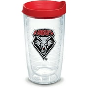 Tervis Made in USA Double Walled University of New Mexico Lobos Insulated Tumbler Cup Keeps Drinks Cold & Hot, 16oz, Primary Logo