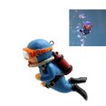 thumbnail image 3 of Resin Aquarium Mini Floating Diver Fine Craftsmanship Exquisite Details Fish Tank Layout Prop Underwater World Ornaments, 3 of 8