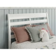thumbnail image 6 of Emelie Twin Wood Platform Bed with Panel Footboard and Storage Drawers in White, 6 of 10
