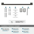 thumbnail image 5 of Amerock Blackrock Oil-Rubbed Bronze 24 inch (610mm) Towel Bar, 5 of 8