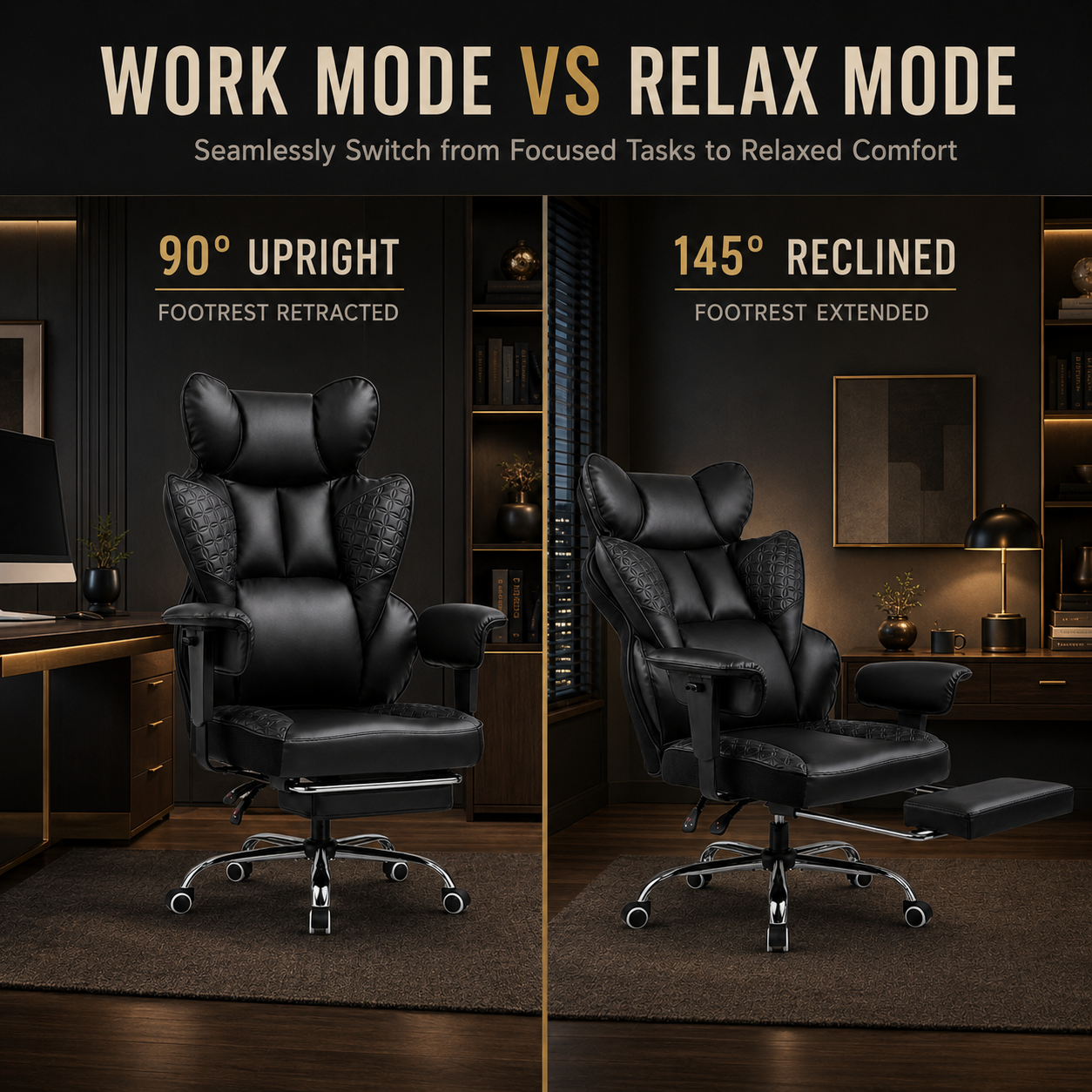 CloudRest Pro 400lb Executive High Back Ergonomic Office Chair photo 4