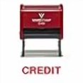 thumbnail image 3 of Credit Self Inking Rubber Stamp (Red Ink) - X-Large, 3 of 4