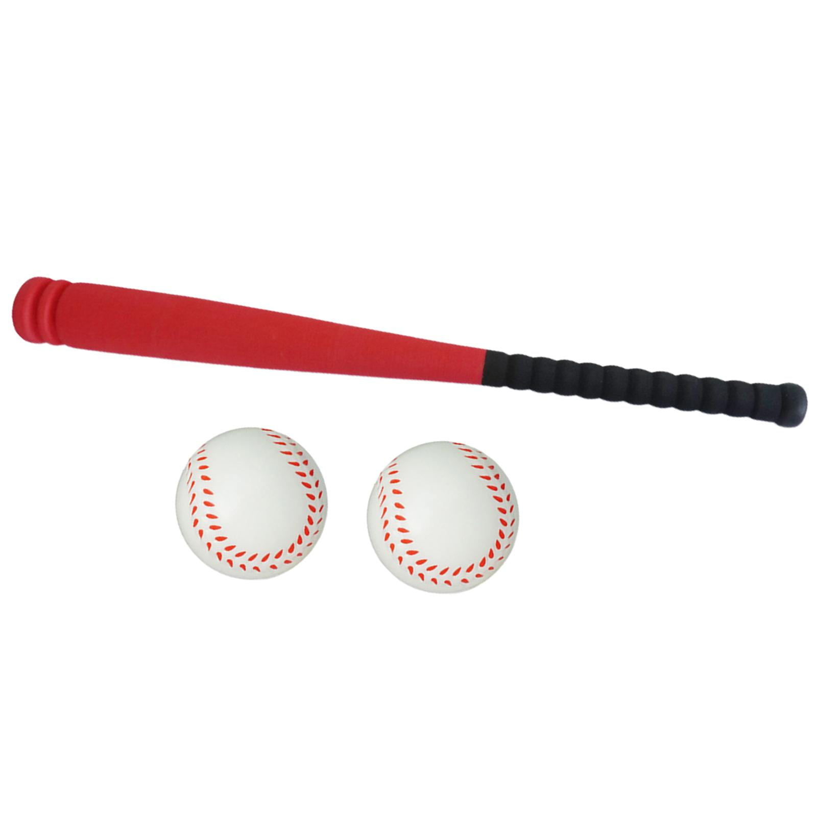 DimyFew Baseball Bats Ball Set for Kids Children Training Secure Batting Skills Toddlers red 64cm