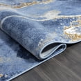 thumbnail image 5 of Abani Luna Collection Marble Black Gold Modern 8' x 10' Area Rug, 5 of 5