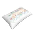 thumbnail image 3 of YFYANG Super Soft Rectangular Plush Cushion Cover (Without Pillow Insert), Spring Flower Bike Comfort and Non-Pilling Hidden Zip Bedroom Sofa Pillowcases, 20"x30", 3 of 9