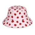 thumbnail image 1 of Fotbe Strawberry Sombrero Tipo Pescador con Estampado – Sombrero de Sol de Algodón de Moda para Playa, Golf, Pesca, 1 of 6