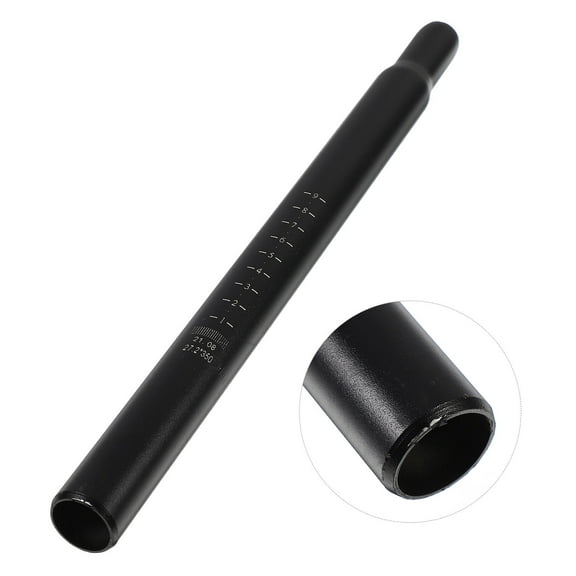 YSNOOWE Bike Seat Post Adapter Aluminium Alloy Black 1Pack 13.9x1In