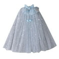 thumbnail image 2 of Kids Outerwear Coats Toddler Girls Lace Up Cape Party Robe Kids Holiday Party Princess Cloak, 2 of 9