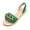 Green, variant on Women's Sandals Wide Width Open Toe Sandals Lightweight Breathable Casual Sandals Brown