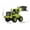 Green, variant on forklift Model, Alloy Engineering Vehicle Simulation Load Bulldozer Dump Truck for Children Boy Toy Car
