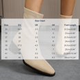 thumbnail image 3 of Women Pointed Toe Block Mid Heel Ankle Boots Faux Suede Fashion Winter Short Boots Solid Color Versatile Indoor Outdoor Daily Casual Boots US Size 4.5 To 8.5 Beige, 3 of 8