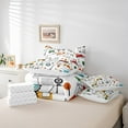 thumbnail image 6 of Castle Fairy Children Kawaii Tractor 7-Piece Twin Bedding Sets,Construction Vehicles Bedding Comforter Set,Cartoon Dinosaur Breathable Sheet Sets,Breathable Home Decor, 6 of 8