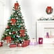 thumbnail image 4 of 10 Piezas De Lazos De Cinta Con Purpurina Para Árbol De Navidad, Adornos Colgantes Para Árboles De Navidad Para Decoraciones Navideñas, 10 Por 8 Pulgadas, 4 of 5