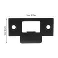 thumbnail image 2 of HAMPPLIES 4Ud Protector De Cerradura Con T De Inoxidable Negro Para Puertas Interiores, 2 of 8