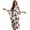 Pink and Black - Palm Tree, variant on DISNIMO Palm Tree Print Women's Kaftan Dress Plus Size V-Neck Swimsuit Coverup Batwing Sleeves Caftan Beach Cover up Lightweight Loose Swimwear Coverups
