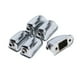 thumbnail image 4 of Reemplazo de tapones de batería 4.5x2.5cm Acero Plateado Doble Extremo Tom Drum Lugs Yuyangstore, 4 of 6