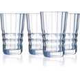 thumbnail image 2 of Cristal d'Arques Architecte L6586 Set of 4 Crystal Glass Tumblers 36 cl Water Glasses Long drinks Glasses Set of 4, 2 of 8