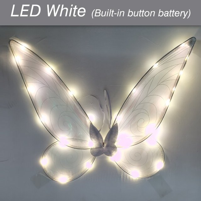 Decoración brillante para Halloween, disfraces de Hada, Princesa, Ángel, ala de mariposa, actuación en escenario, accesorios de fotografía de Cosplay