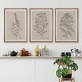thumbnail image 3 of RSJIWOGZ Framed Canvas Print Wall Art Set Retro Vintage Sketchbook Forest Country Landscape Farmhouse Decor Nature Wilderness Illustrations Floral Botanical Retro for Bedroom - 16"x24, 3 of 7
