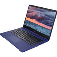 thumbnail image 2 of HP Essential Laptop, 14" HD Display, Intel Celeron N4120, 4GB RAM, 64GB eMMC, Webcam, Type-C, SD Card Reader, HDMI, Wi-Fi, Windows 11 Home, Blue, 2 of 6