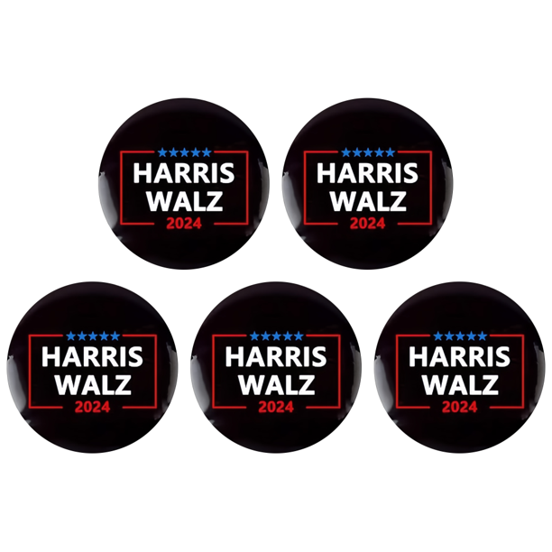 Harris Walz 2024 President Pins Broche Círculo Insignias (Estilo B)