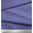 thumbnail image 2 of Soimoi Purple Rayon Fabric Brush Stroke & Dots Abstract Print Fabric by Yard 42 Inch Wide, 2 of 3