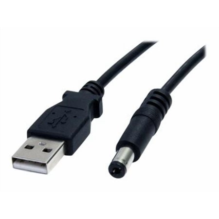 Startech 2m USB to Type M Barrel Cable - USB to 5.5mm 5V DC Cable - 5 V DC Voltage Rating - Black price history on PriceWatchPro
