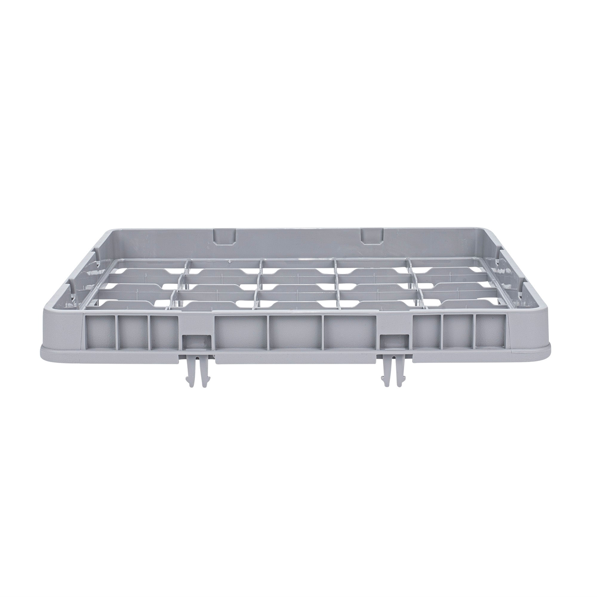 Clean Tek Professional Gray Half Drop Extender - 25 Compartments - 19 3/4" x 19 3/4" x 3" - 1 count box
