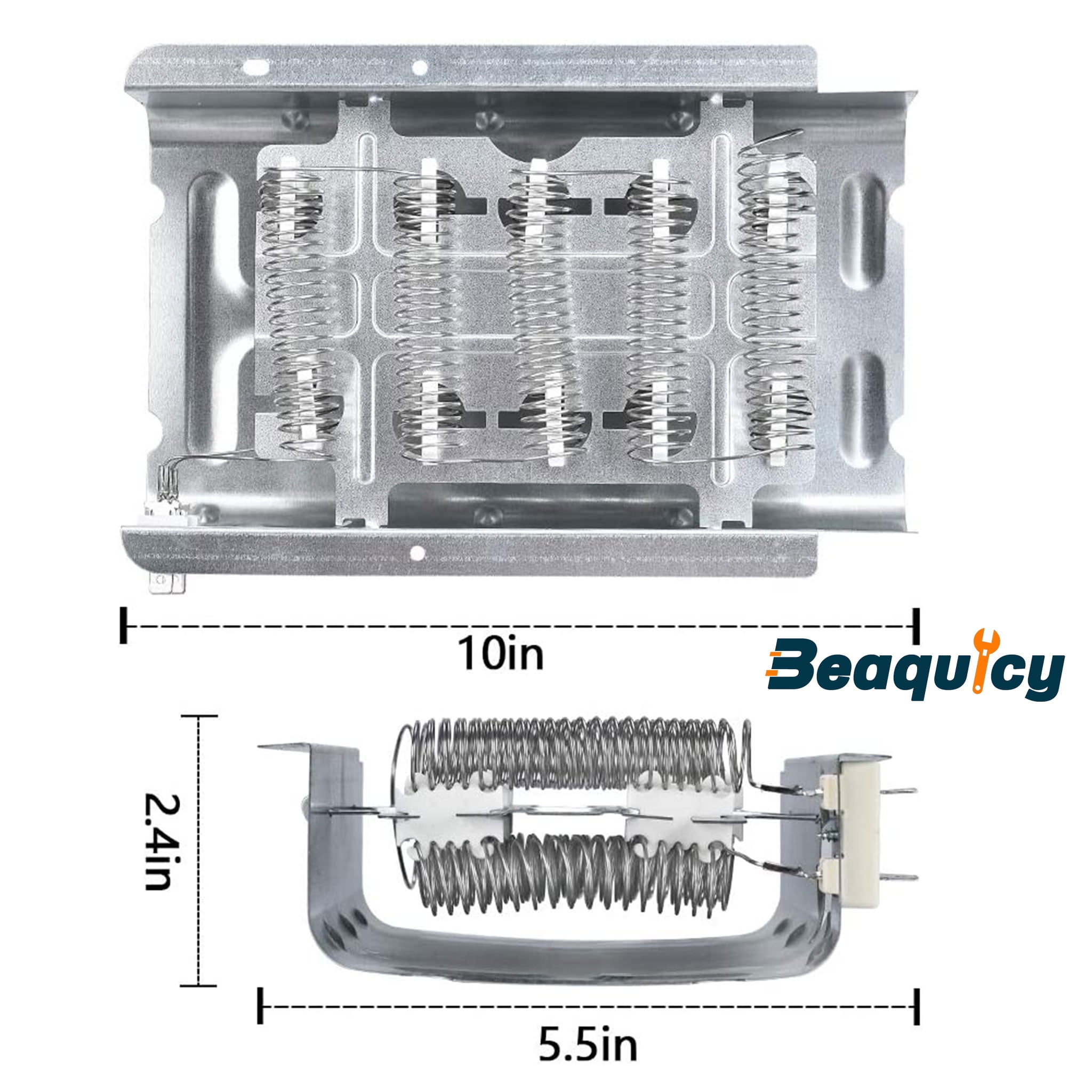 Beaquicy Dryer Heating Element & Thermal Fuse Kit for Whirlpool
