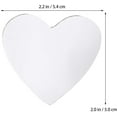 thumbnail image 3 of Small Mirrors for Crafts, Mini Mirror Craft Mirror Glass Pieces Mirror Lens Mirror Pieces Decorative Craft DIY Accessory (20Pcs Heart Shape), 3 of 7