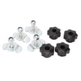 thumbnail image 1 of Trailer Rail Fastener Kit, Carbon Steel 360 Rotatable Base Airline Tie Down Mounting Bolt 8PCS Standard Size Convenient Versatile  for Snowmobile, 1 of 7