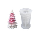 thumbnail image 2 of Christmas Silicone Candle Mould Christmas Tree Santa Soap Molds, 2 of 7