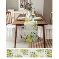 thumbnail image 6 of Hokiten Table Runners 72 Inches Long Dress Scarves, Summer Lemon Farmhouse Kitchen/Dining Table Runner, Coffee Tablerunners, Spring Eucalyptus Leaves Botanical Vintage 16x72 Inch, 6 of 7