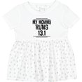 thumbnail image 3 of Inktastic Mommy Runs Half Marathon Girls Baby Dress, 3 of 5