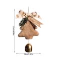 thumbnail image 2 of Taotanxi - 2 colgantes de reloj de árbol de Navidad, para Año Nuevo, para coche de Navidad, 2 of 5