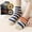Multicolor, variant on Thermal Grip Socks for Men Striped Mid-Calf Wool Blend Winter Warm Insulated Sleeping Socks Soft Fleece Lined Comfortable Thermal Footwear for Indoor Cold Days 5 Pairs