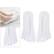 thumbnail image 5 of 1 par de calcetines de cinco dedos para mujer, transpirables, finos, antideslizantes, invisibles y ocultos. blanco, 5 of 8